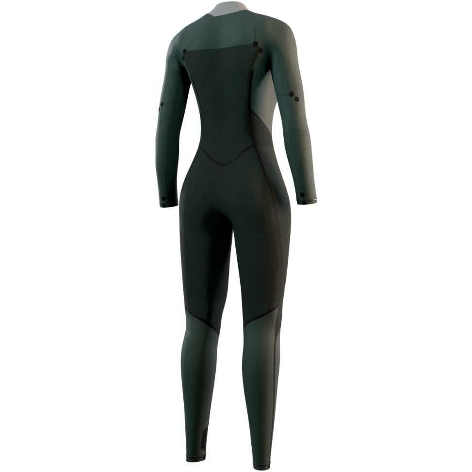 2026 Mystic Womens Haven 4/3mm Chest Zip Wetsuit 35000.250046 - Teal